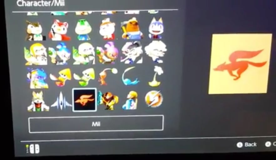 Nintendo Switch Profiles have Star Fox Options
